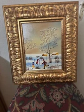 cyprein Kolwaski folk lore painting from 1920