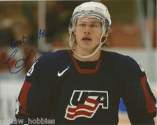 Team USA Erik Johnson Signed Autographed 8x10 Photo COA A