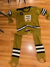 Vintage Stall & Dean  Lucky Light Draft Beer Durene Hockey Jersey & Socks