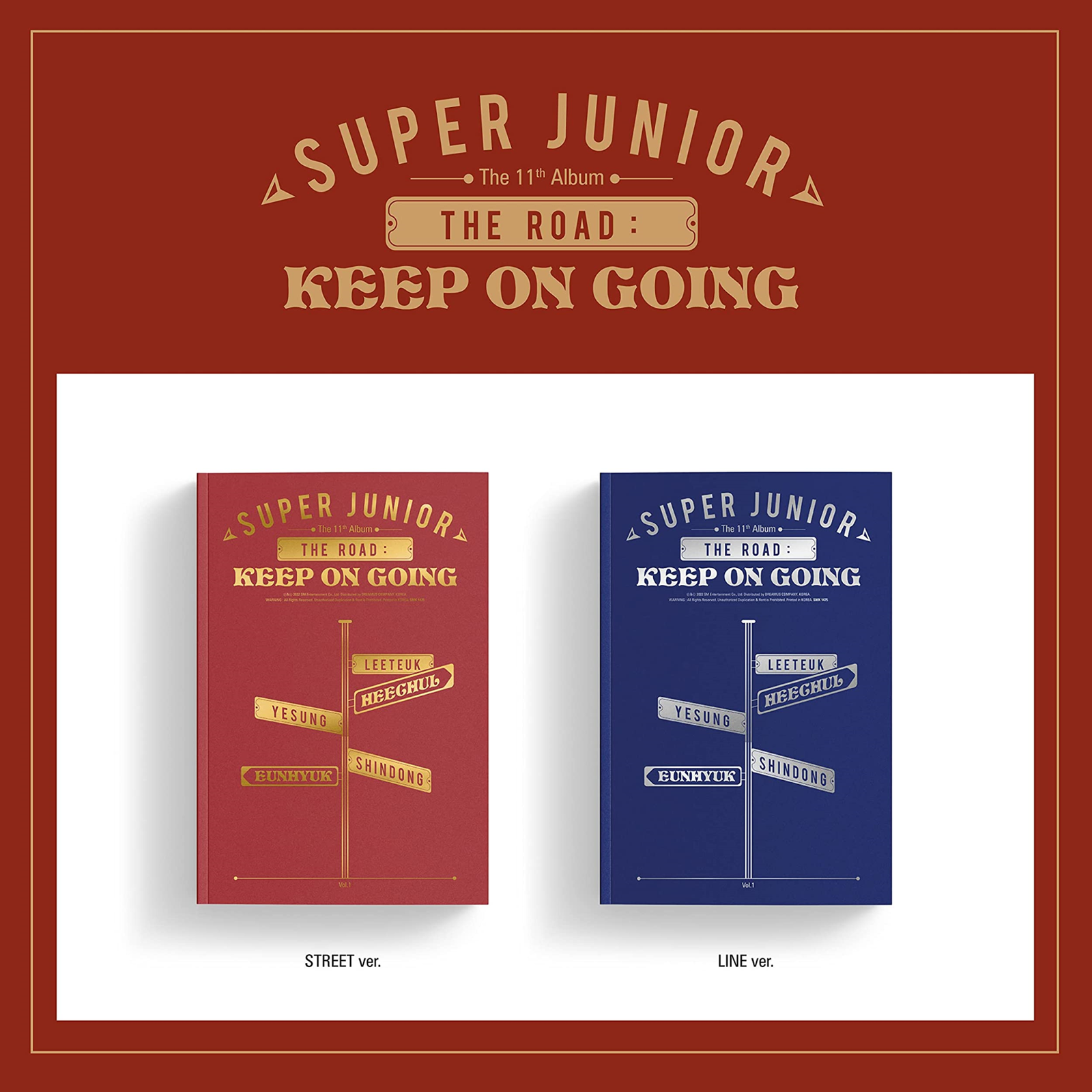 7024785 Audio Cd Super Junior - The Road [Keep On Going]