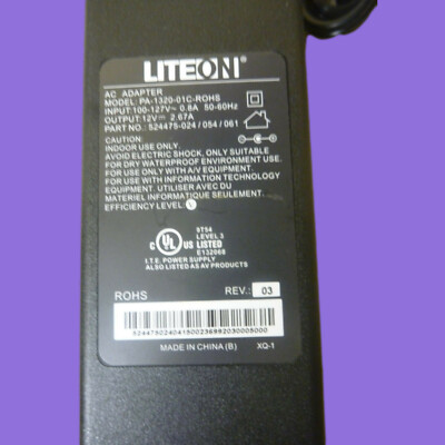 Liteon AC Adapter 12V, 2.67 A, Comcast Xfinity Set-Top Cable Box PA-1320-01C-ROH