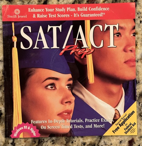 SAT/ACT Prep (1998 Cosmi Corporation/Swift Jewel) Used CD-ROM Windows 95/Higher - Picture 2 of 4