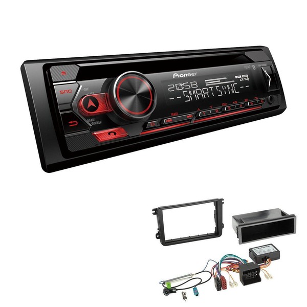 Pioneer Autoradio CD Bluetooth Spotify FüR Volkswagen VW Beetle Schwarz Canbus-image