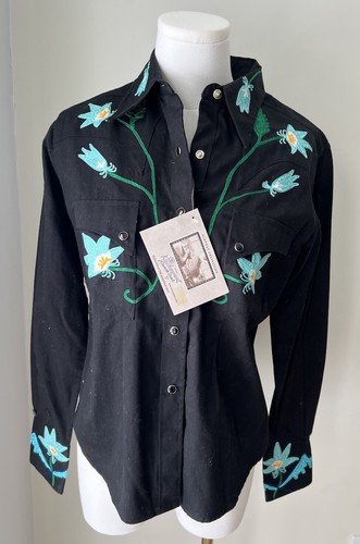NWT Rockmount Ranch Wear Embroidered Western Shirt Womens M - Picture 2 of 9