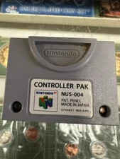 Official Nintendo 64 N64 OEM Video Game Memory Card Controller Pak