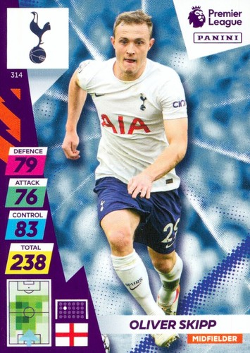 Tarjetas de papel de aluminio base Panini Adrenalyn XL PREMIER LEAGUE PLUS 2022 2021/22 #190 - #369 - Imagen 121 de 171