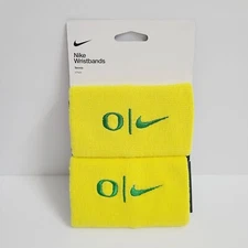 Nike Team Issue Oregon Ducks Tennis Wristbands FN5247-704 Size One Size Yellow