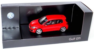 VERY RARE VW GOLF VI 6 GTI 3 DOOR 2009 TORNADO RED 1:43 SCHUCO