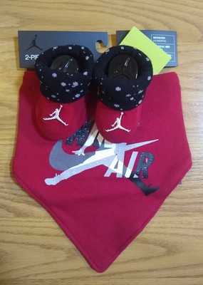 jordan infant hat and booties