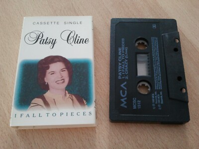 Patsy Cline I Fall To Pieces Cassette Single Crazy Live Tape MC Kassette MCA 065