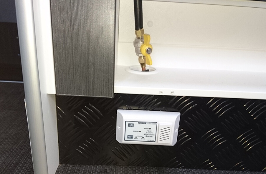 Caravan Camper Marine Boat LPG Gas Detector Alarm Australian Made LOW