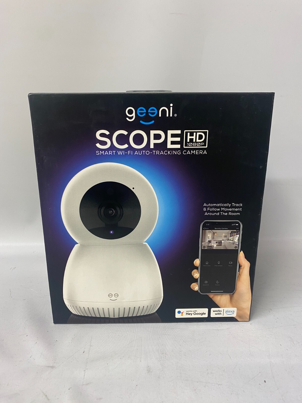 Geeni Scope HD 1080P Smart WiFi Auto-Tracking Camera - NEW
