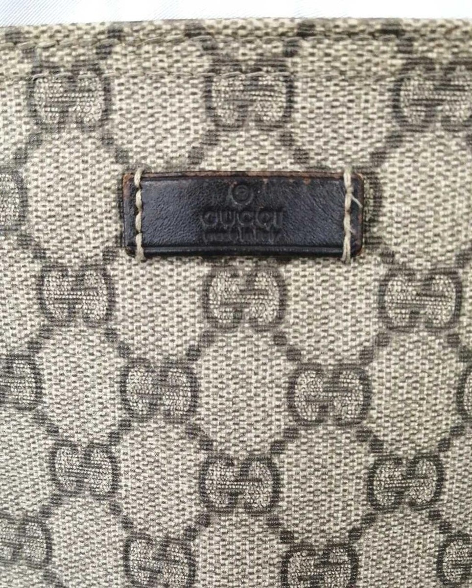 Authentic Gucci GG Supreme Shoulder Bag 201446 Brown Beige Authentic Gucci GG Supreme Shoulder Bag 201446 Brown Beige