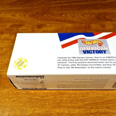 Hot Wheels American Victory 3-Pack Set USA Olympics 1996 '93 '67