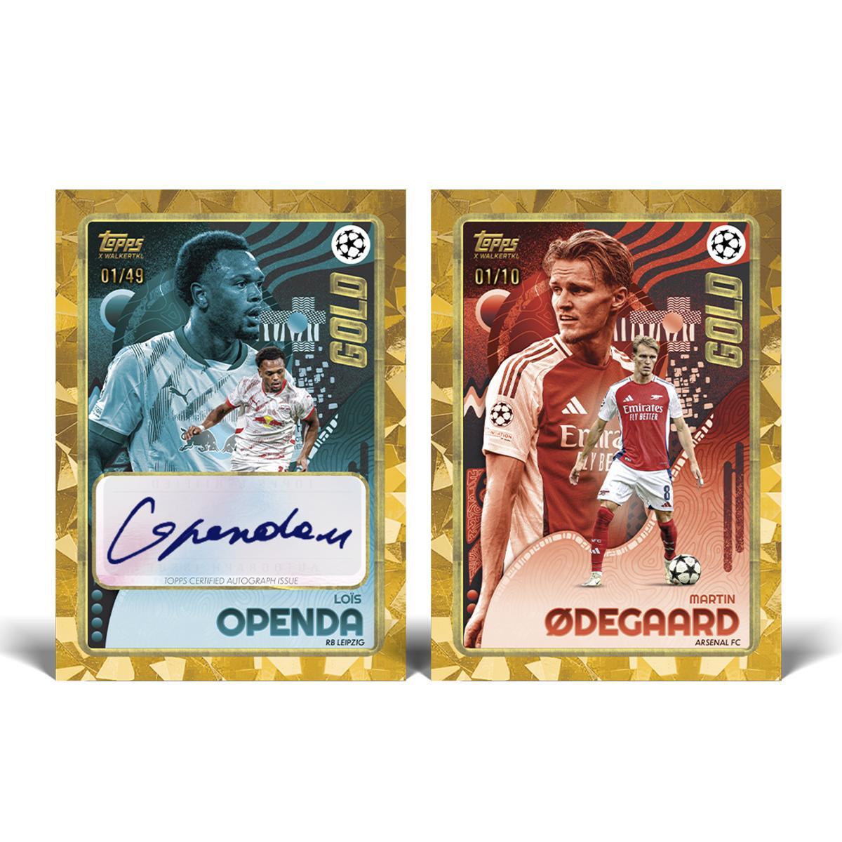 2024-25 Topps Gold ucc Champions League Football Star Card Factory