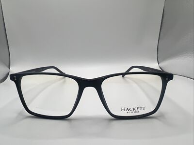 Hackett Bespoke HEB234 01 53/17 145 Blk Men s Eyeglass Frames Gg49