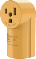 RVGUARD 50 Amp NEMA 6-50R Surface Mount Receptacle, 125/250 Volt Power Outlet, Y