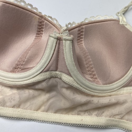 b.tempt'd by Wacoal Cream Ivory Long Line Ciao Bella Longline Bra Size Small - Picture 13 of 14