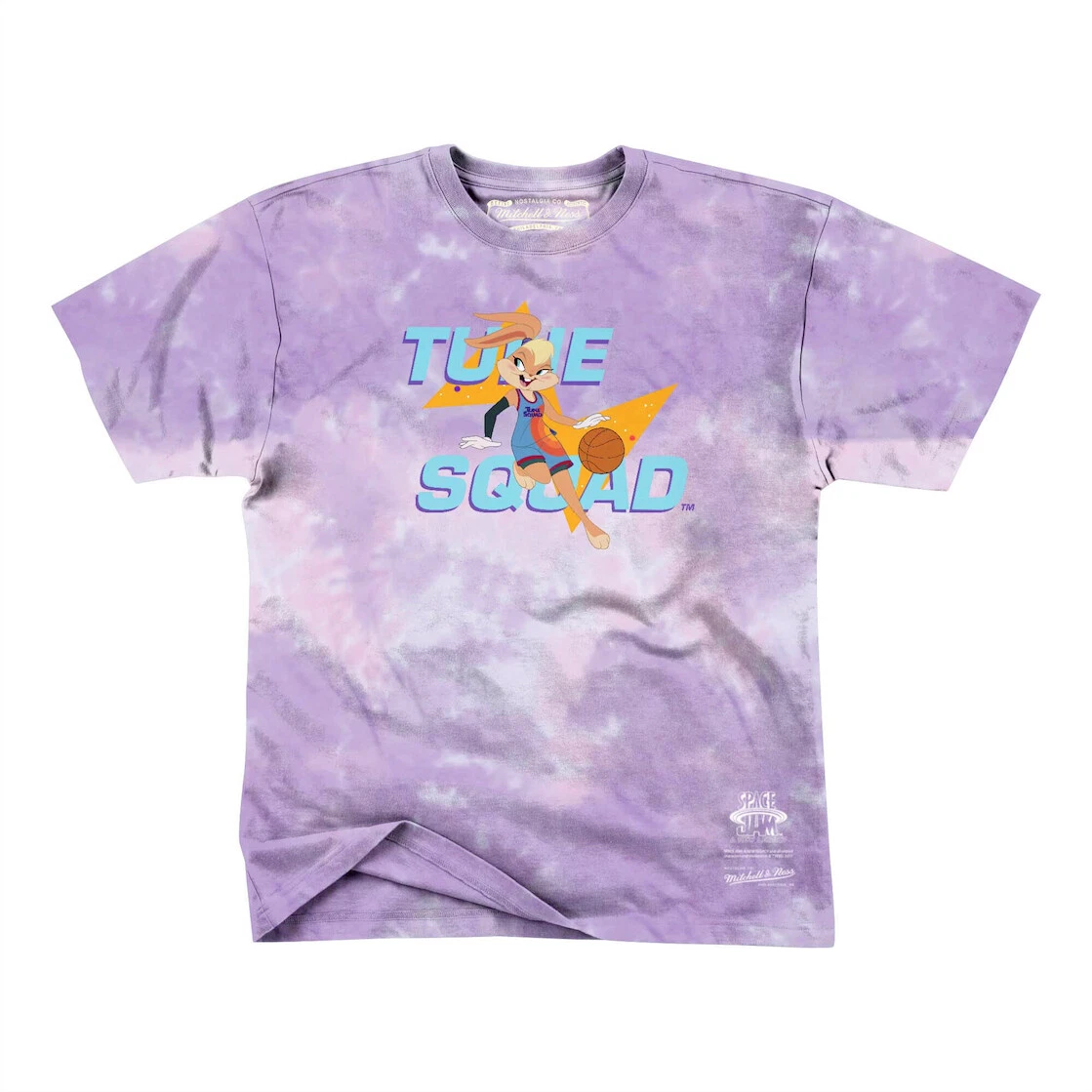 Mitchell Ness X Space Jam 2 Tune Squad T Shirt Tee Unisex Tie Dye Bugs Bunny