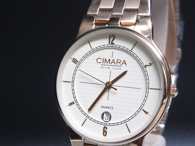 D585   Luxus '' CIMARA '' Quartz Armbanduhr Box und Papiere    TOP