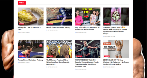 Profitable Fitness Video Tutorial Website - Einkommen verdienen! Kostenloses Hosting & Setup! - Bild 5 von 5