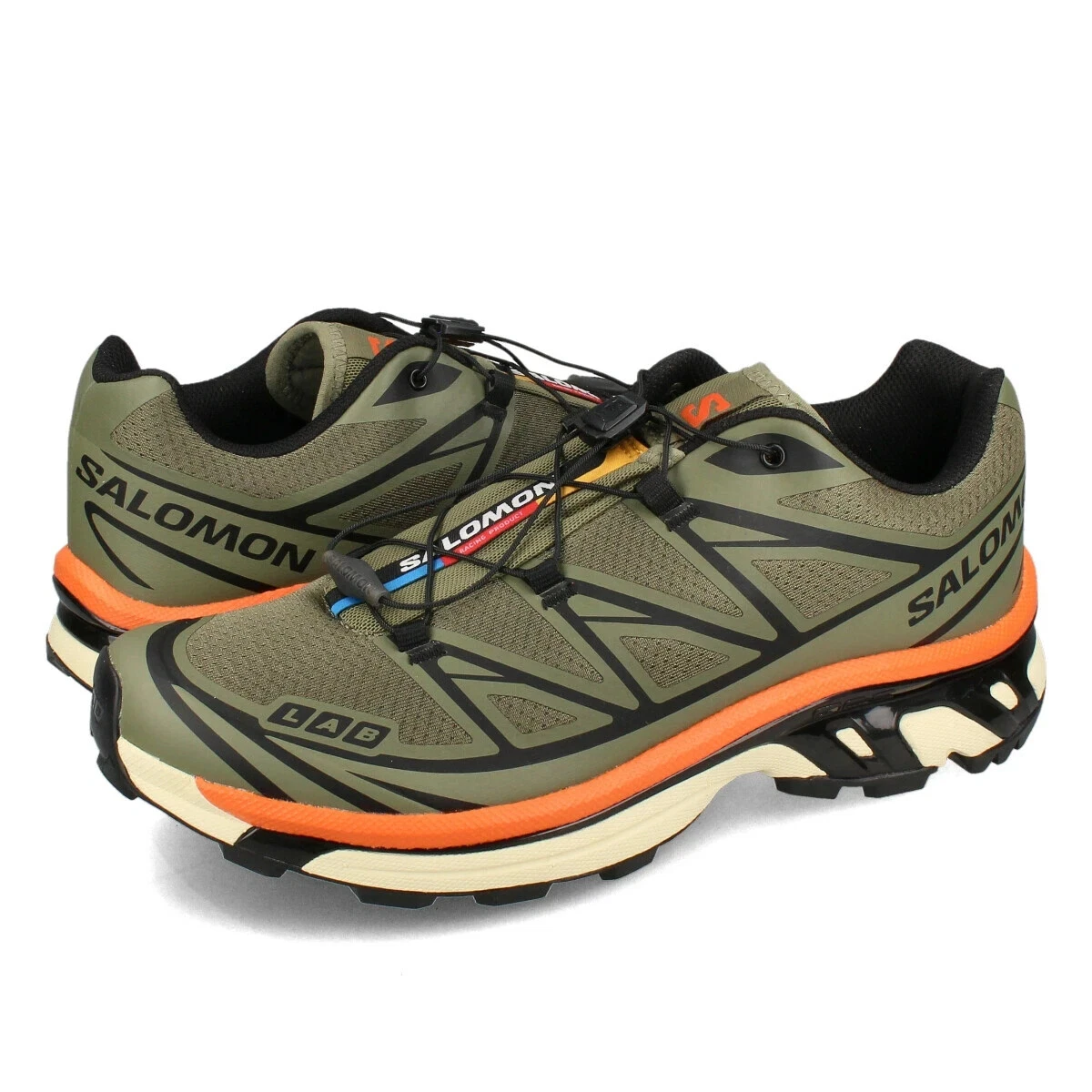 Salomon XT-6 Black Vibrant Orange for sale | eBay