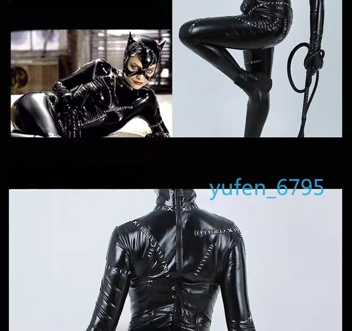Batman 2022 Catwoman Cosplay Costume Selina Kyle Outfit Jumpsuit For Halloween - Bild 11 von 13