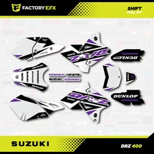 Purple Shift Graphics Kit fits Suzuki DRZ400SM Drz400s drz400 Supermoto DRZ 