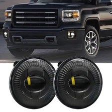 Pair for GMC Sierra 1500 2014 2015 2500 3500 2015-2018 LED Fog Lights Lamps 