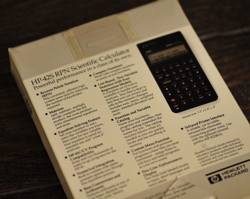 Hewlett Packard HP 42S RPN Scientific Calculator with Owner's Manual Box Extras - Picture 17 of 20