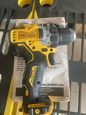 #ad DEWALT Xtreme DCD701 12V Max 3 8 in Brushless Drill Driver Tool Only New 12 VOLT $54.88