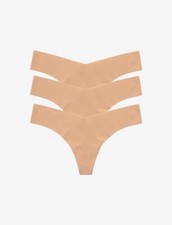 Commando Classic Solid Thong Assorted 3-Pack Vary in Size and Color MSRP 72 NIB