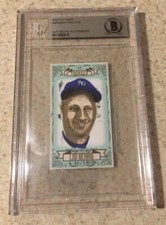 Lou Gehrig Original Art Sketch Card New York Yankees MLB Beckett BAS True 1/1