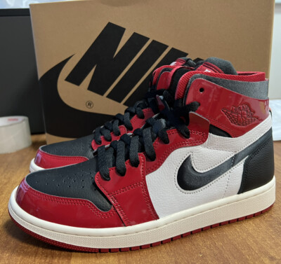 Nike Jordan 1 Zoom Air Comfort cmft Patent Chicago 40 US W 8.5 Schuhe Sneaker