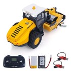 1/50 Mini Remote Control Road Roller Electric Construction Vehicle Sounds Effect — photo 5