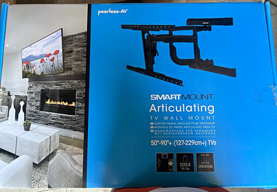 Peerless-AV SmartMount Articulating Wall Mount 90+in 200lb VESA 800x400 Black