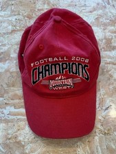 Zia Graphics University of Utah Utes 2008 Mountain West Football Champions Hat O