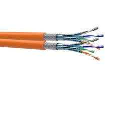 15 m CAT.7 Verlegekabel duplex Netzwerkkabel Kupfer LAN 1000Mhz S/FTP6 5 Kat.7