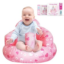 Inflatable Baby Sit-Up Seat   Portable Floor Chair for Sitting Support   Soft...