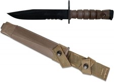Marine Bayonet Fixed Blade Knife 8" – Full Tang with MOLLE Sheath