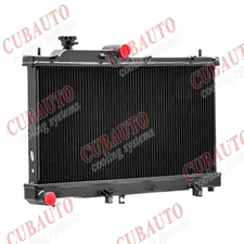 2 Rows Black Aluminum Radiator For 2014-2018 Subaru Forester XS XSL 2.0 2.5L MT