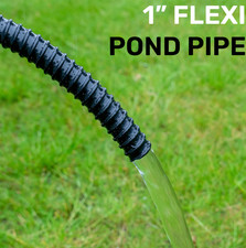 25mm Flexible Pond Hose Corrugated 1 Inch Koi Pipe Tube Water Feature