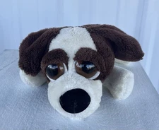 Russ Berrie "Dixie" of Chubby Chums Collection White & Brown 9” St. Bernard