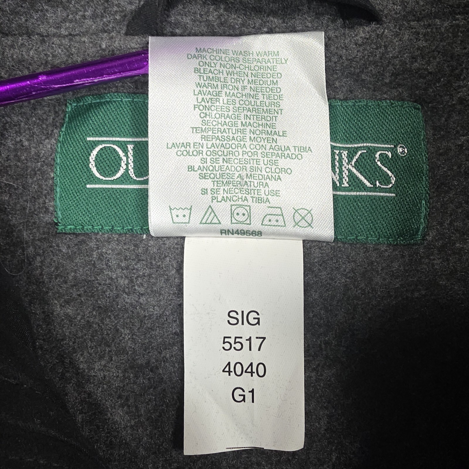 Sara Lee Windbreaker Jacket Men's XL Black Logo Lined Full Zip Bakery Breadcore thumbnail 7