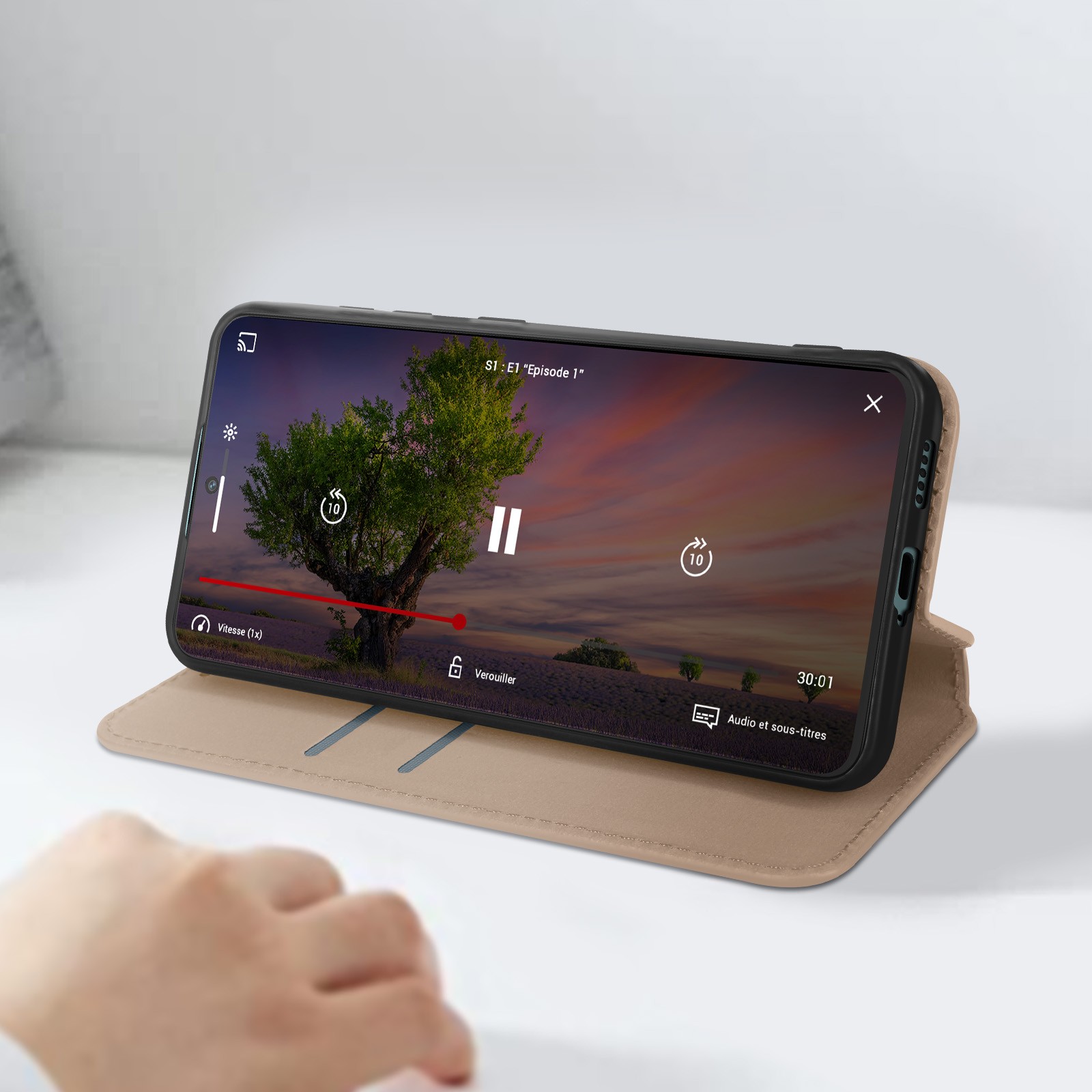Étui clapet Redmi Note 13 Pro 5G Avizar pour sécuriser vos sorties - 3