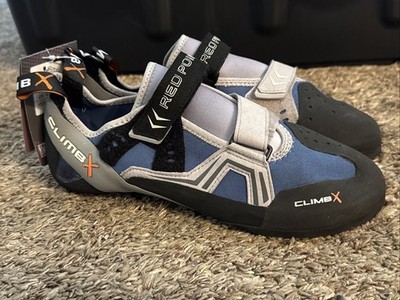 CLIMBX Red Point Strap Rock Climbing Performance Shoe - US SIZE 13