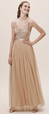 Anthropologie BHLDN Avery Dress US Size 2 Ballet Fairycore Bridesmaid Prom