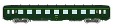 REE VB-407 - Voiture DEV AO B9c9 Vert 301, cartouche Corail - HO (1:87)