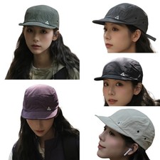 Unisex Summer Short Brim Sun Hat 5 Panel Baseball Cap Trucker Sports Adjustable