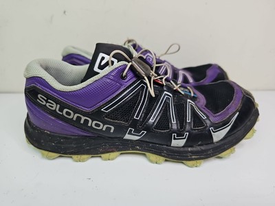 Salomon Fellraiser Ortholite Women's Running Trail Hiking Shoes Purple Size 7.5